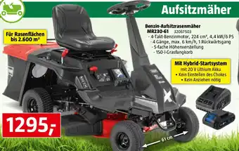 Bauhaus Benzin-Aufsitzrasenmäher MR230-61 Angebot