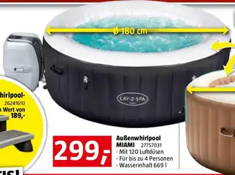 Bauhaus Außenwhirlpool miami Angebot