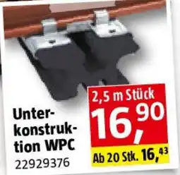 Bauhaus Unter- konstruk- tion WPC Angebot