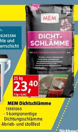 Bauhaus Dichtschlämme Angebot