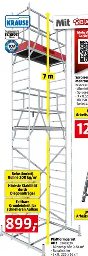 Bauhaus Plattformgerüst Angebot