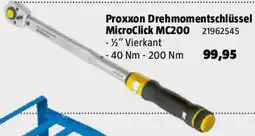 Bauhaus Proxxon Drehmomentschlüssel MicroClick Angebot