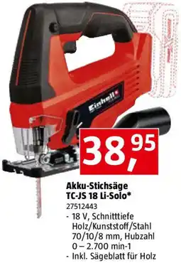 Bauhaus Akku-Stichsäge Angebot
