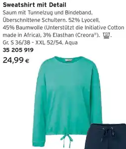 Tchibo Eduscho Sweatshirt mit Detail Angebot