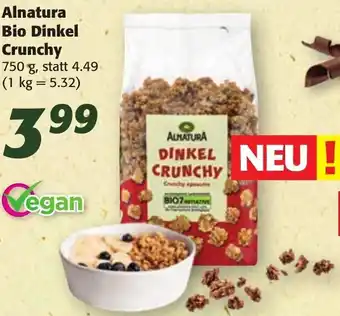 Strasser Markt Alnatura Bio Dinkel Crunchy 750g Angebot