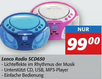 Strasser Markt Lenco Radio SCD650 Angebot