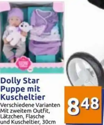 Action Dolly Star Puppe Mit Kuscheltier Angebot