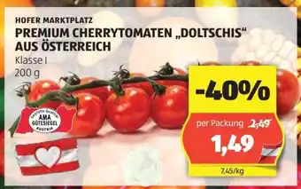 Hofer PREMIUM CHERRYTOMATEN „DOLTSCHIS“ AUS ÖSTERREICH Angebot