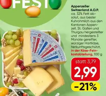 Spar Appenzeller Switzerland A.O.P Angebot
