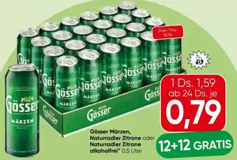 Spar Gösser Märzen, Naturradler Zitrone oder Naturradler Zitrone alkoholfrei Angebot