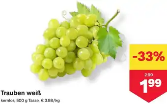 MPreis Trauben weiß Angebot