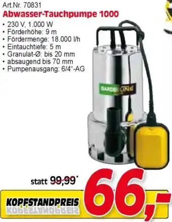 Zgonc Abwasser-Tauchpumpe Angebot
