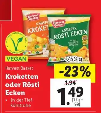 Lidl Harvest Basket Kroketten oder Rösti Ecken Angebot