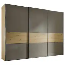 XXXLutz Schwebetürenschrank in Eiche Artisan, Mokka Angebot