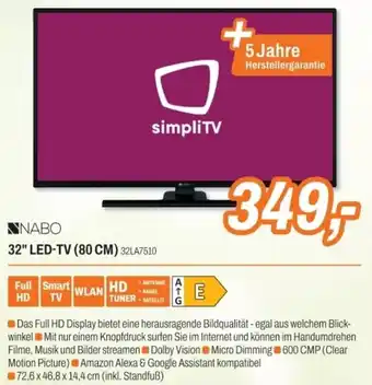 ETech 32" LED-TV (80 CM) Angebot