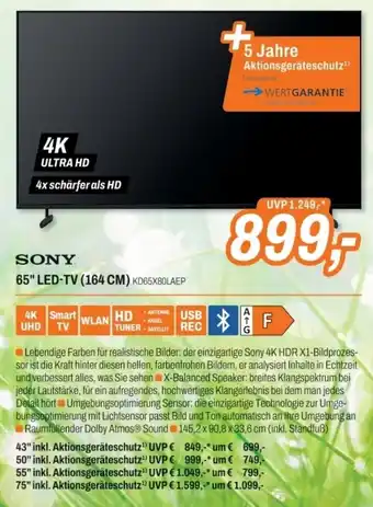 ETech 65" LED-TV (164 CM) Angebot