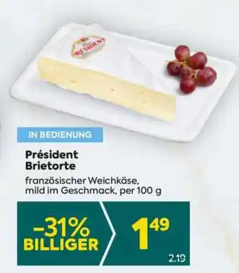 Billa Président Brietorte Angebot