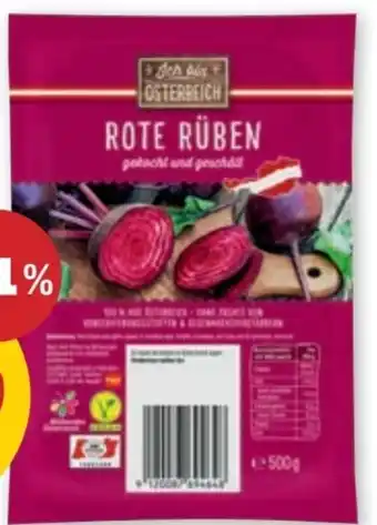 PENNY Ich bin Österreich Rote Rüben Angebot