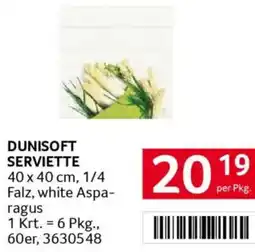 Transgourmet Dunisoft serviette Angebot