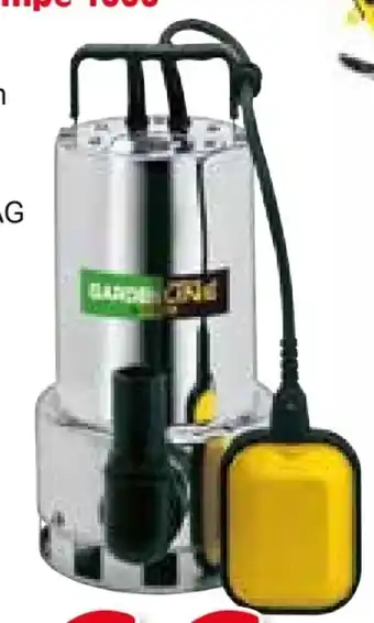 Zgonc Yellow Garden Line Abwasser-Tauchpumpe 1000 Angebot
