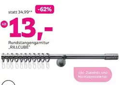 Mömax Rundstangengarnitur rillcube Angebot
