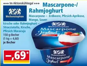 Norma Mascarpone-/ Rahmjoghurt Angebot