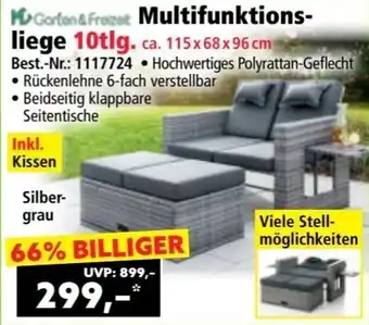 Norma Multifunktions- liege Angebot