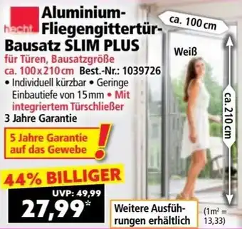 Norma Aluminium- Fliegengittertür- Bausatz SLIM PLUS Angebot