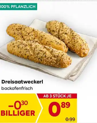 Billa Dreisaatweckerl Angebot
