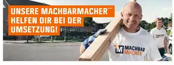 OBI Unsere machbarmacher helfen dir bei der umsetzung! e Angebot