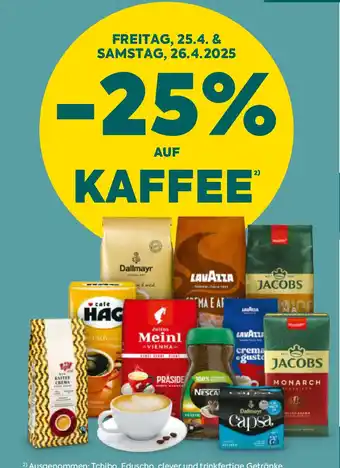 Billa Kaffee crema Angebot