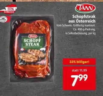 Interspar Schopfsteak aus Österreich Angebot