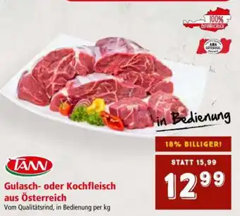 Interspar Gulasch- oder Kochfleisch aus Österreich Angebot