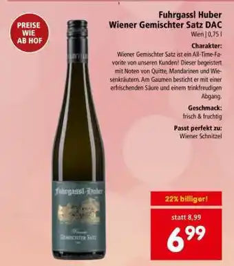 Interspar Fuhrgassl Huber Wiener Gemischter Satz DAC Angebot