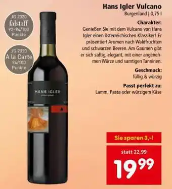 Interspar Hans Igler Vulcano Angebot