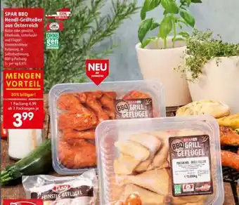 Interspar SPAR BBQ Hendl-Grillteller aus Österreich Angebot
