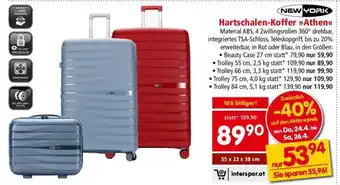 Interspar Hartschalen-Koffer Athena Angebot