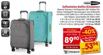 Interspar Softschalen-Koffer Exclusive Angebot