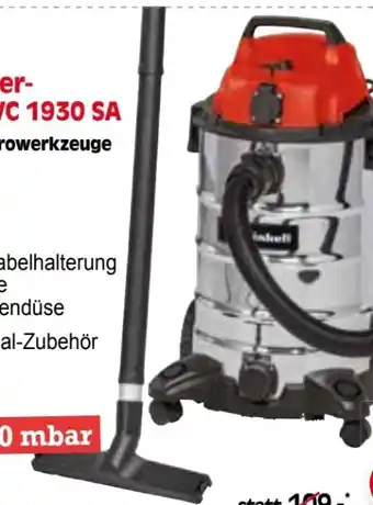 Zgonc Einhell Nass-Trockensauger Synchro- TC-VC 1930 SA Angebot