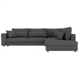 XXXLutz Ecksofa in Cord Dunkelgrau Angebot