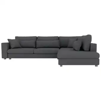 XXXLutz Ecksofa in Cord Dunkelgrau Angebot