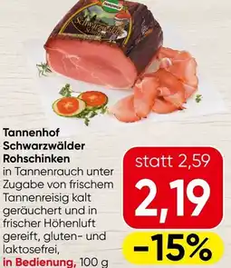 Spar Schwarzwälder rohschinken Angebot