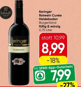 Spar Rotwein Cuvée Heideboden Angebot