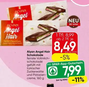 Spar Alyan angel hair schokolade Angebot