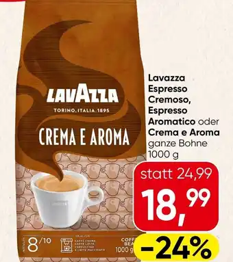 Spar Espresso cremoso, espresso aromatico oder crema e aroma Angebot