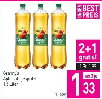 Sutterlüty Granny's apfelsaft gespritzt Angebot