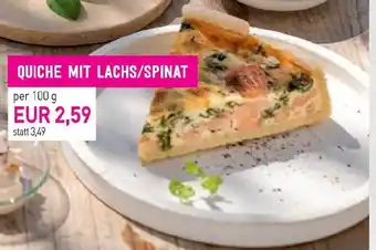 Sutterlüty Quiche mit lachs/spinat Angebot