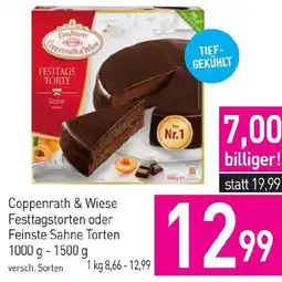 Sutterlüty Coppenrath & Wiese Festtagstorten oder Feinste Sahne Torten Angebot