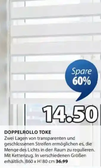 JYSK Doppelrollo toke Angebot