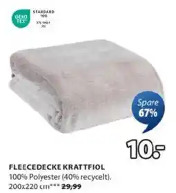 JYSK Fleecedecke krattfiol Angebot